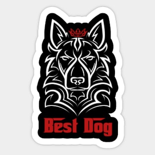 german shepherd best dog ever Sticker